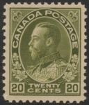 1912  Canada  SG.213  20c olive U/M (MNH)
