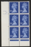 U278 (x961)  Harrison 20½p ultramarine . FCP/PVAD. cyld 1 no dot .U/M (MNH)