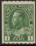 1913  Canada  SG.224a  1c  blue-green perf 8 x imperf.  U/M (MNH)