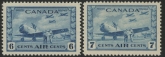 1942 Canada SG.399-400 Air Set of 2 values U/M (MNH)