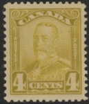 1929 Canada SG.278 4c olive-bistre mounted mint