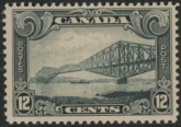 1929 Canada SG.282 12c grey quebec bridge mounted mint