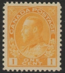 1922  Canada SG.246a  1c chrome yellow die II U/M (MNH)