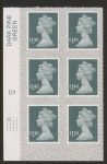 U2941 £1.40 grey-green 2B  M17L  cyld. D1  grid position R1 C1   SBP   L/s  DLR  U/M (MNH)