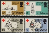 1970 St. Helena SG.253-6 Centenary of the British Red Cross Used Set of 4 values