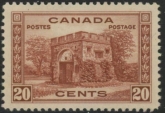 1938 Canada SG.365 20c red-brown U/M (MNH)