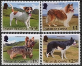 2025 Tristan Da Cunha. SG.TBA  Dogs Part 1.   set 4 values U/M (MNH)