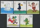 1999 Germany SG.2907-11 Youth Welfare Cartoon Characters Set of 5 values U/M (MNH)