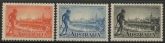 1934 Australia SG.147-9 Centenary of Victoria Set of 3 values Mounted Mint