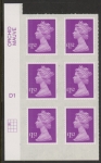 U2946 £1.52 mauve 2B  M15L  cyld. D1  grid position R2 C1  SBP  plain  DLR  U/M (MNH)