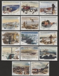 2001 French Antarctic SG.454-67 Adelie Land Booklet stamps Set of 14 values U/M (MNH)