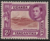 1938 KUT SG.146 2s lake-brown & purple Perf.13¼ mounted mint