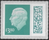VTBA £3.80 green M26L MAIL new Tarrif (from sheet) U/M (MNH