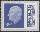 VTBA £3.60 purple M26L MAIL new Tariff (from sheet) U/M (MNH