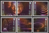 2016 IOM SG.2135-40 Albert Einstein to Stephen Hawkins Set of 6 values U/M (MNH)