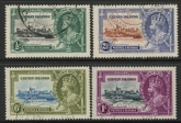 1935 Cayman Islands SG.108-11 KGV Silver Jubilee  Set of 4 values Used