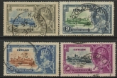 1935 Ceylon SG.379-82 KGV Silver Jubilee Set of 4 values Used