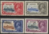 1935 Barbados SG.241-4  KGV Silver Jubilee set 4 values Used