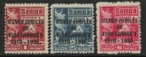 1935 Samoa   SG.177-9  Silver Jubilee set 3 values U/M  (MNH)