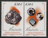 2018 French Antarctic SG.836-7 Minerals Set of 2 values U/M (MNH)