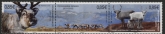 2018 French Antarctic SG.845-7 Antarctic Fauna Reindeer Set of 3 values U/M (MNH)