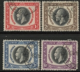 1935  South West Africa SG88-91 KGV Silver Jubilee Set of 4 values Used