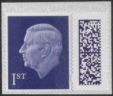 V5015  1st purple M25L MFIL (from booklet) U/M (MNH