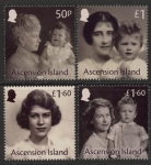 2026 Ascension SG.TBA  100th Anniv. Birth of Queen Eliabeth II set 4 values U/M (MNH).