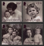 2026 Falkland Islands SG.TBA  100th Anniv. Birth of Queen Eliabeth II set 4 values U/M (MNH).
