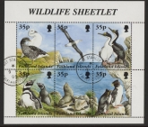 1995 Falkland Islands.  SG.746-51 Wildlife. set 6 values used (CTO)