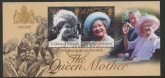 2002 Falkland Islands. MS.936 Queen Elizabeth The Queen Mother Commemoration.  mini sheet. used (CTO)