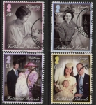 2014 Falkland Islands SG.1292-5 Christening of Prince George set 4 values. used (CTO)