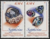 2019 French Antarctic SG.865-6 Minerals Set of 2 values U/M (MNH)