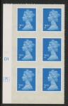 U2995  2nd blue CB  MA12  Cyld. D1  grid position  R1 C2   DLR  U/M (MNH)