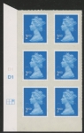 U2995  2nd blue CB  M14L  Cyld. D1  grid position  R1 C3   DLR  U/M (MNH)
