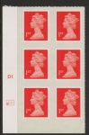 U2997  1st vermilion 2B  M12L   Cyld. D1  grid position  R2 C1  DLR  U/M (MNH)