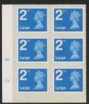 U3000  2nd Large. blue 2B  MA11 cyld. D1  grid position R2  C2  DLR  U/M (MNH)
