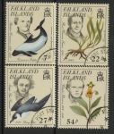 1985 Falkland Islands.  SG.514-7 Early Naturalists set 4 values. used (CTO)