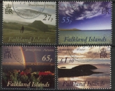 2010 Falkland Islands  SG.1153 - 6 Atmospheres 4 Seasons set 4 values. used (CTO)