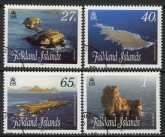 2009 Falkland Islands. SG.1136-9  Islands Stacks & Buffs. (2nd series) set 4 values. used (CTO)