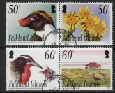 2006 Falkland Islands. SG.1050-3  Offshore Islands (6th series). set 4 values, used (CTO)