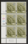 EN34  97p Oak Tree 2B   cyld. C1x4 C2   Phos C1 Grid R1 C1 Cartor.  U/M (MNH)