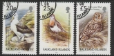 2006 Falkland Islands. SG.1057-9 Definitive Birds.(new values)  set 3 values fine used.