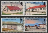 1987 Falkland Islands. SG.551-4   Local Hospitals.  set 4 values. Used (CTO)