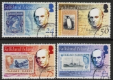 2004 Falkland Islands. SG.989-92 125th Death Anniversary of Rowland Hill. set 4 values. fine used.