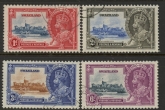 1935 Swaziland SG.21-4 KGV Silver Jubilee Set of 4 values Used