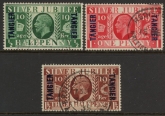 1935 Tangier - SG.238-40 KGV Silver Jubilee set  Used