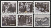 2010 Guernsey SG.1349-54 Anniv. of Guernsey Evacuation Set of 6 values U/M (MNH)