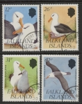 1990 Falkland Islands.  SG.608-11. Black-browed Albatross.  set 4 values. Used (CTO)