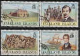 1994 Falkland Islands. SG.723-6  150th Anniversary of South American Missionary Society. Set 4 values. fine used.